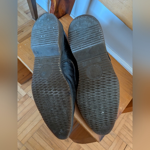 Made in England Vintage 80s Dr Marten Leather Croc Embossed Pointed Toe - Picture 4 of 5